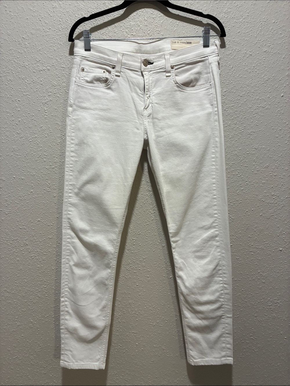 rag & bone White High-Rise Jeans